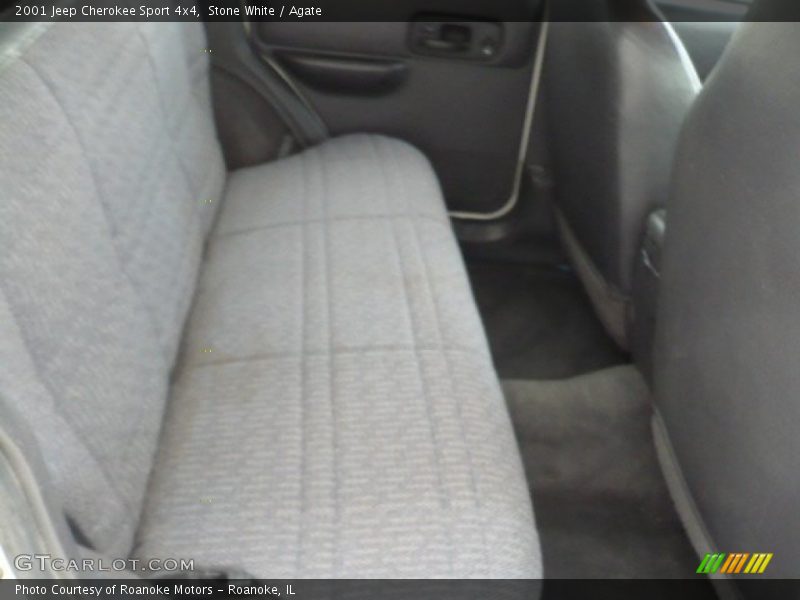 Stone White / Agate 2001 Jeep Cherokee Sport 4x4