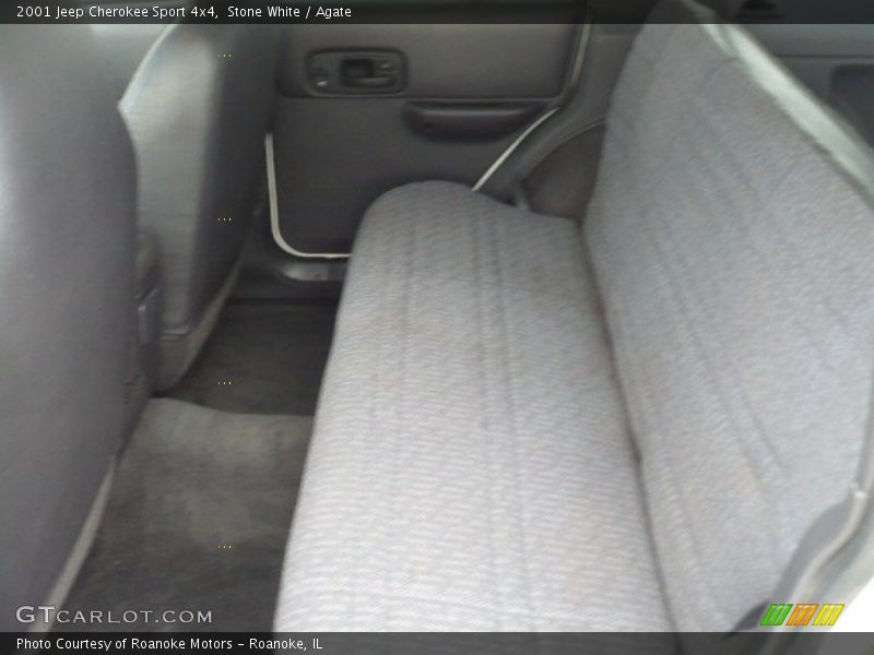 Stone White / Agate 2001 Jeep Cherokee Sport 4x4