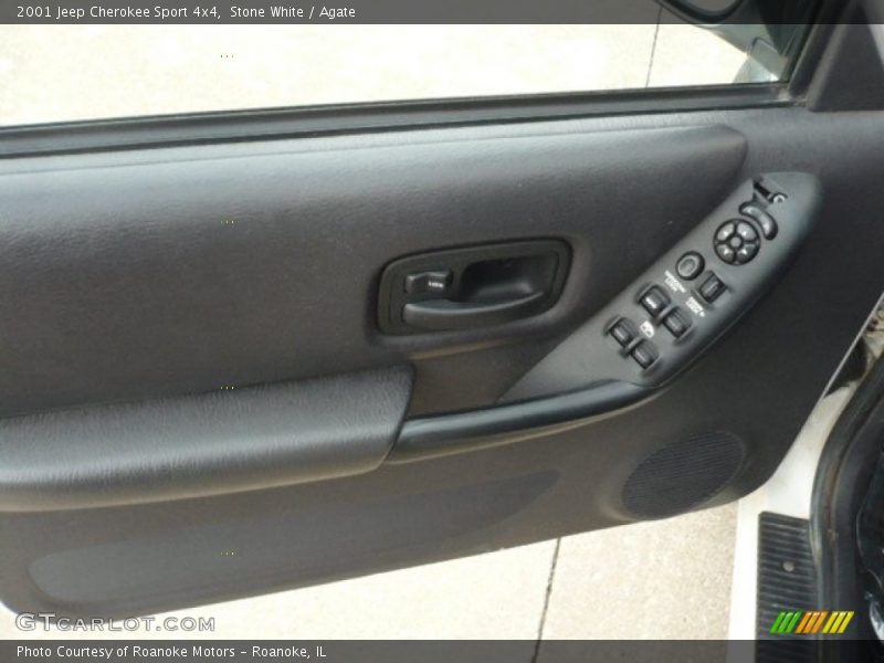 Stone White / Agate 2001 Jeep Cherokee Sport 4x4
