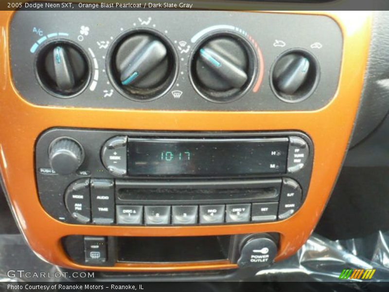 Orange Blast Pearlcoat / Dark Slate Gray 2005 Dodge Neon SXT