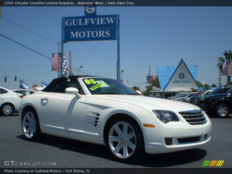 Alabaster White / Dark Slate Grey 2005 Chrysler Crossfire Limited Roadster