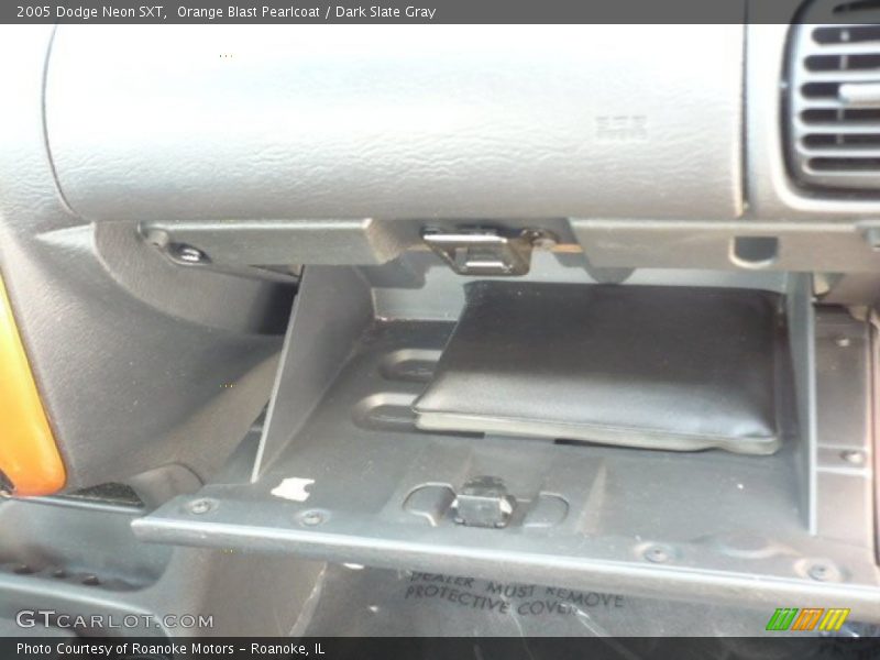 Orange Blast Pearlcoat / Dark Slate Gray 2005 Dodge Neon SXT