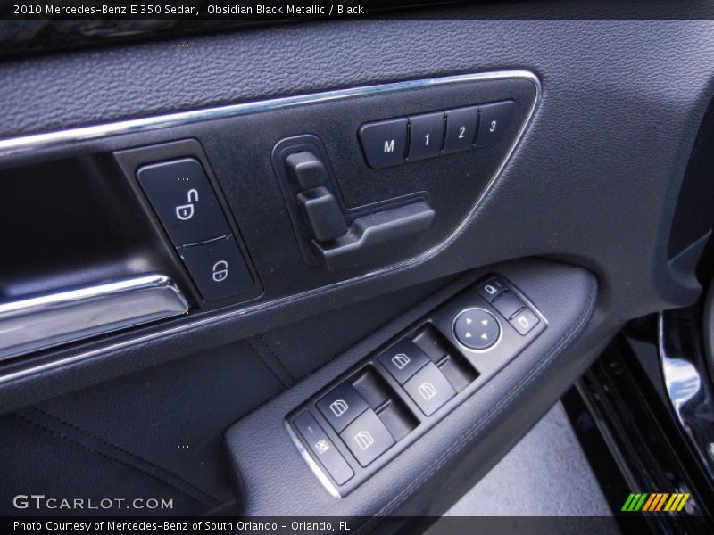 Obsidian Black Metallic / Black 2010 Mercedes-Benz E 350 Sedan