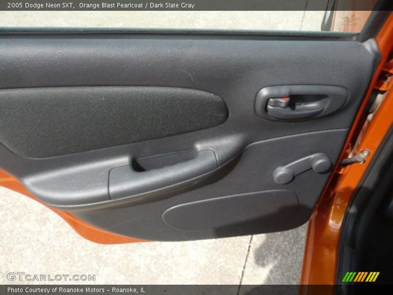 Orange Blast Pearlcoat / Dark Slate Gray 2005 Dodge Neon SXT