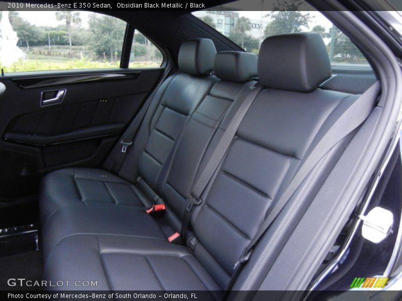 Obsidian Black Metallic / Black 2010 Mercedes-Benz E 350 Sedan