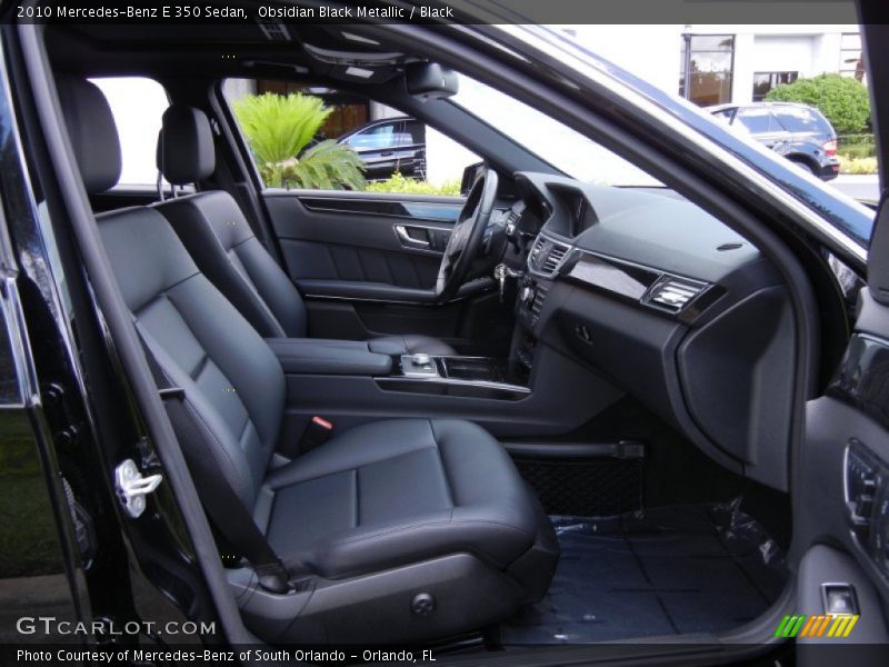 Obsidian Black Metallic / Black 2010 Mercedes-Benz E 350 Sedan