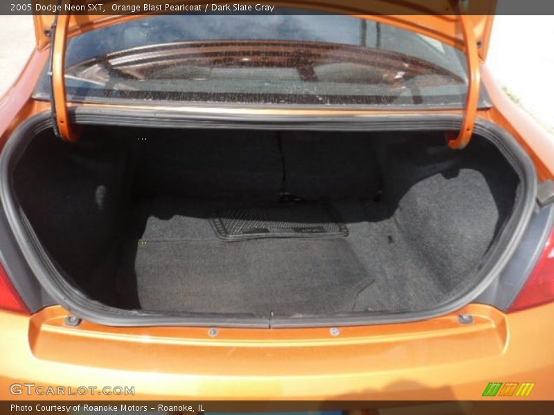 Orange Blast Pearlcoat / Dark Slate Gray 2005 Dodge Neon SXT