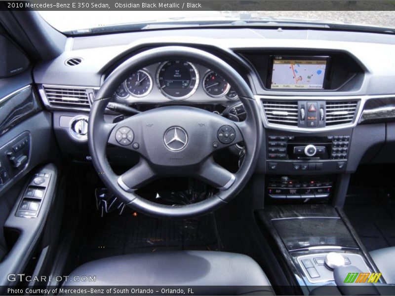 Obsidian Black Metallic / Black 2010 Mercedes-Benz E 350 Sedan