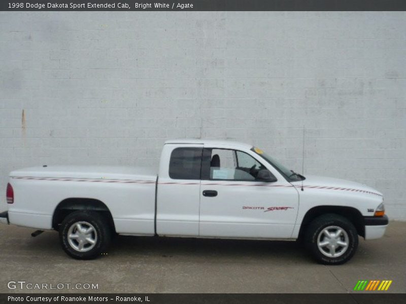 Bright White / Agate 1998 Dodge Dakota Sport Extended Cab