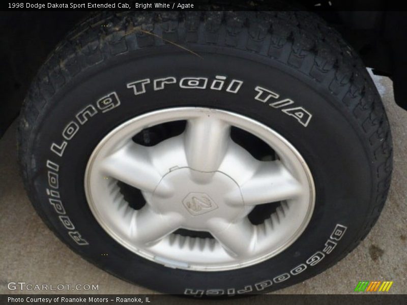 Bright White / Agate 1998 Dodge Dakota Sport Extended Cab