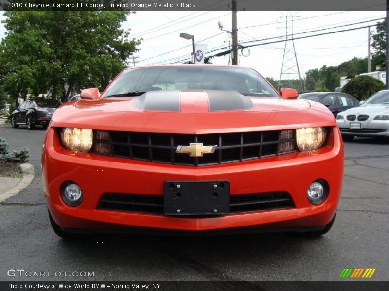 Inferno Orange Metallic / Black 2010 Chevrolet Camaro LT Coupe