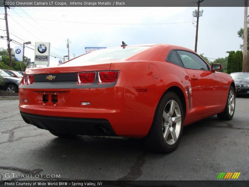 Inferno Orange Metallic / Black 2010 Chevrolet Camaro LT Coupe