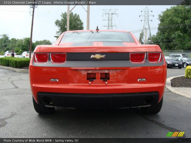 Inferno Orange Metallic / Black 2010 Chevrolet Camaro LT Coupe