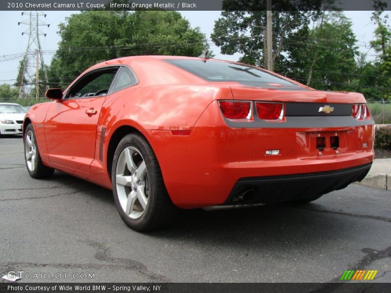 Inferno Orange Metallic / Black 2010 Chevrolet Camaro LT Coupe