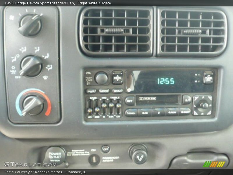 Bright White / Agate 1998 Dodge Dakota Sport Extended Cab