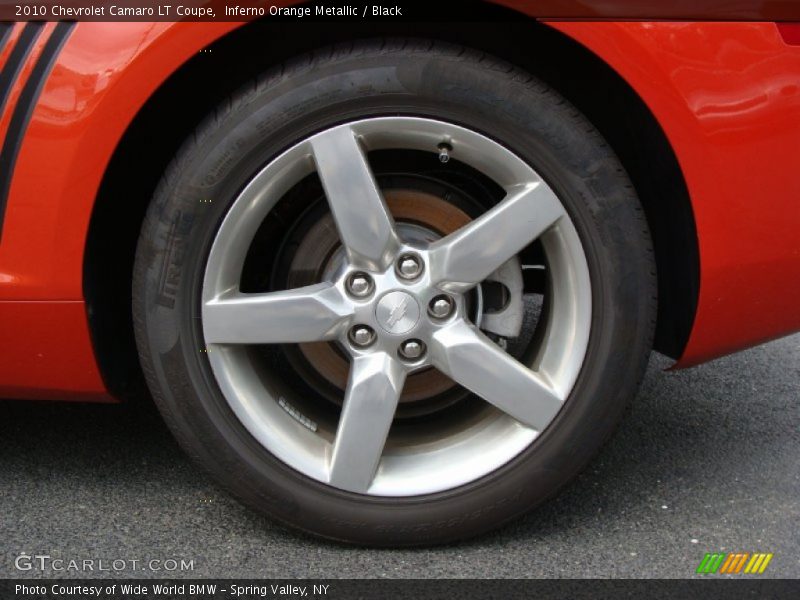 Inferno Orange Metallic / Black 2010 Chevrolet Camaro LT Coupe