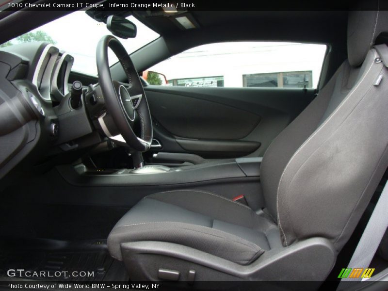 Inferno Orange Metallic / Black 2010 Chevrolet Camaro LT Coupe