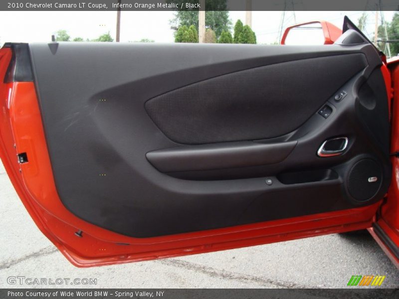 Inferno Orange Metallic / Black 2010 Chevrolet Camaro LT Coupe