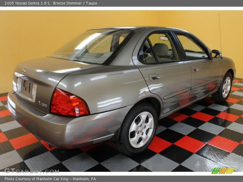 Bronze Shimmer / Taupe 2005 Nissan Sentra 1.8 S