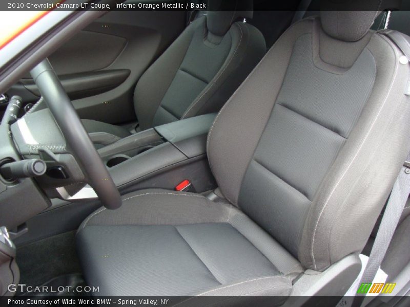 Inferno Orange Metallic / Black 2010 Chevrolet Camaro LT Coupe