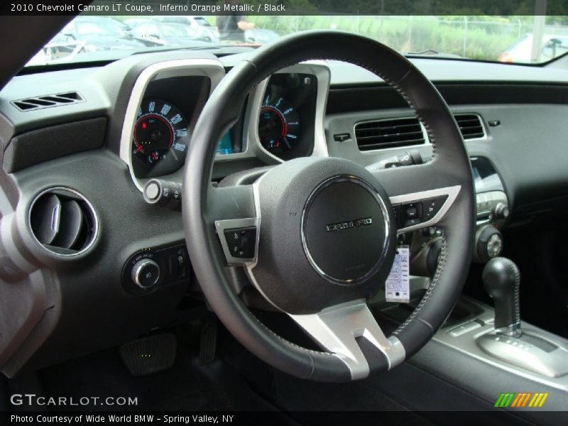 Inferno Orange Metallic / Black 2010 Chevrolet Camaro LT Coupe