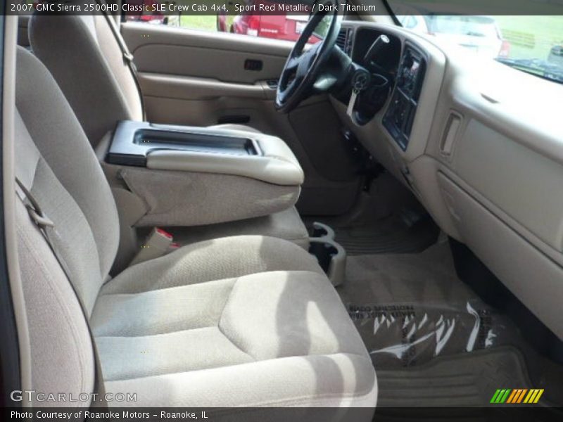 Sport Red Metallic / Dark Titanium 2007 GMC Sierra 2500HD Classic SLE Crew Cab 4x4