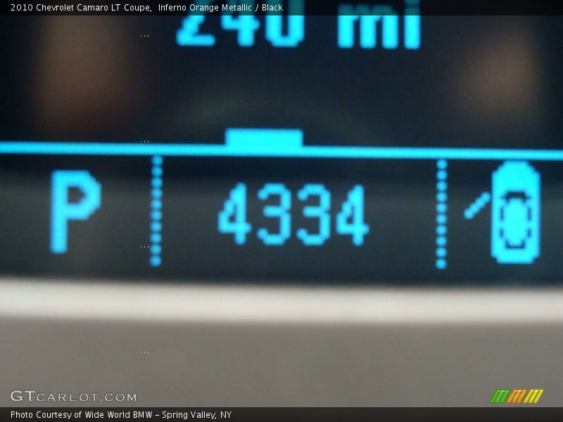 Inferno Orange Metallic / Black 2010 Chevrolet Camaro LT Coupe