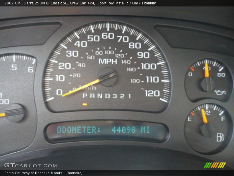 Sport Red Metallic / Dark Titanium 2007 GMC Sierra 2500HD Classic SLE Crew Cab 4x4