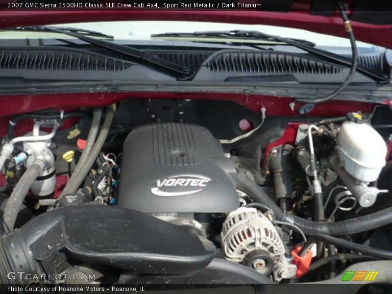 Sport Red Metallic / Dark Titanium 2007 GMC Sierra 2500HD Classic SLE Crew Cab 4x4