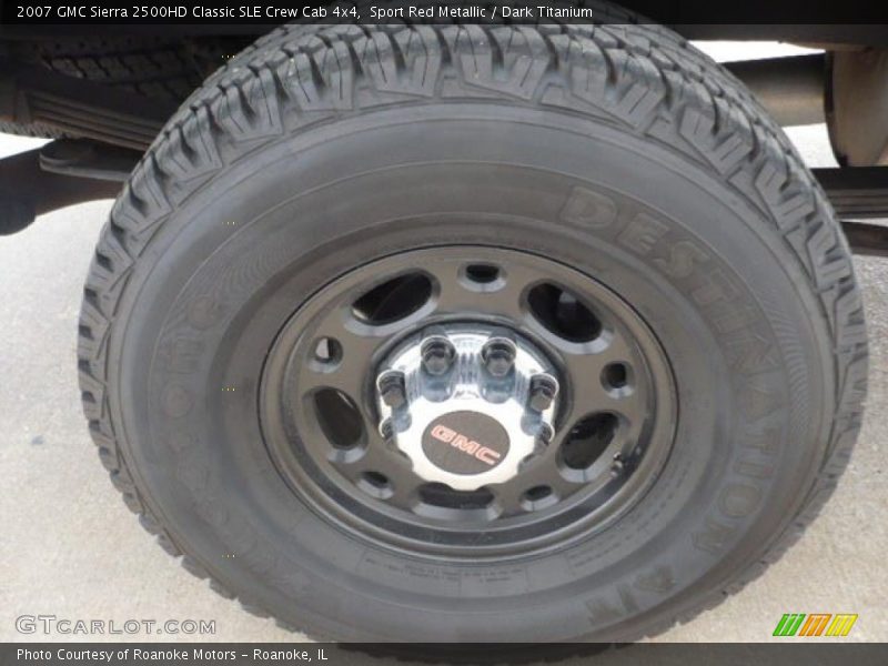 Sport Red Metallic / Dark Titanium 2007 GMC Sierra 2500HD Classic SLE Crew Cab 4x4