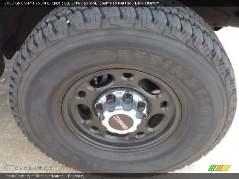 Sport Red Metallic / Dark Titanium 2007 GMC Sierra 2500HD Classic SLE Crew Cab 4x4