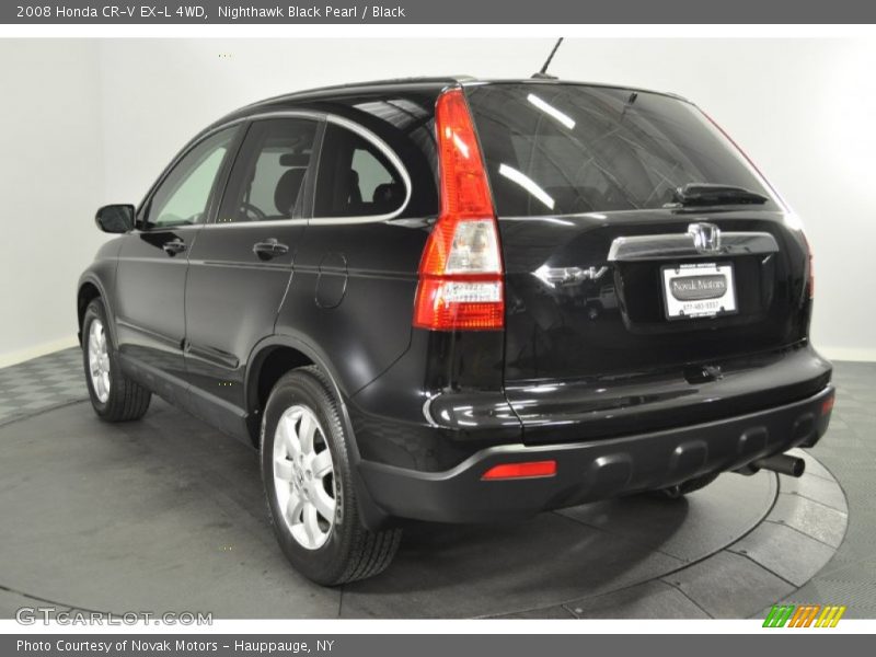 Nighthawk Black Pearl / Black 2008 Honda CR-V EX-L 4WD