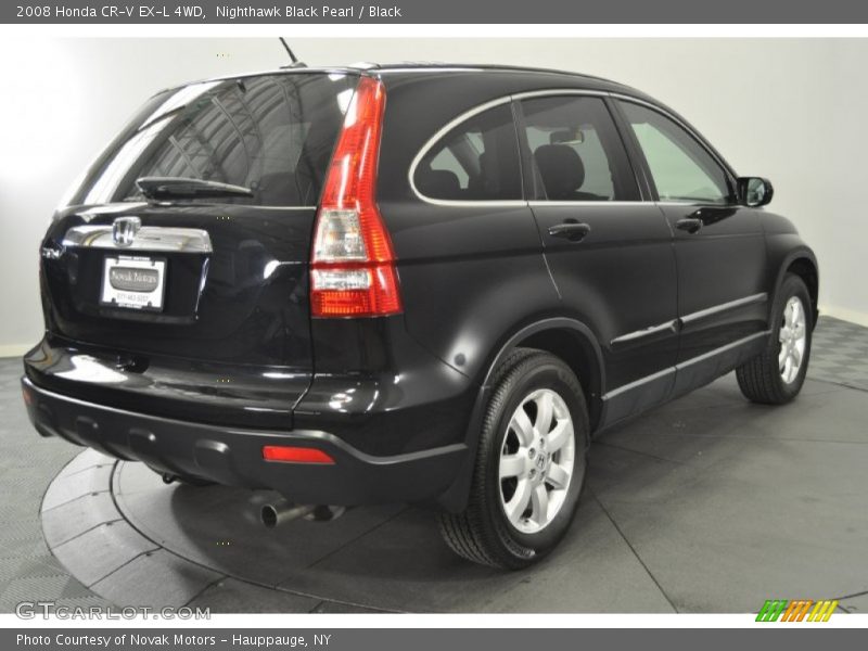 Nighthawk Black Pearl / Black 2008 Honda CR-V EX-L 4WD