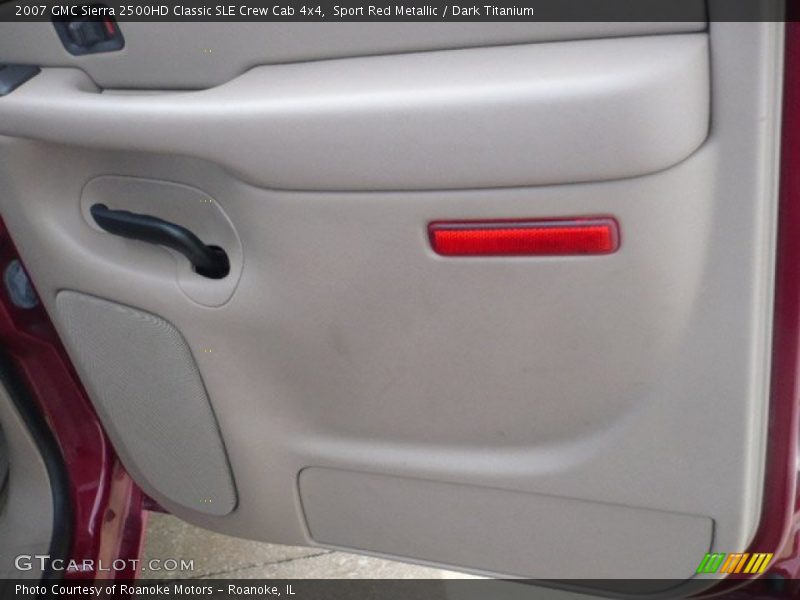 Sport Red Metallic / Dark Titanium 2007 GMC Sierra 2500HD Classic SLE Crew Cab 4x4