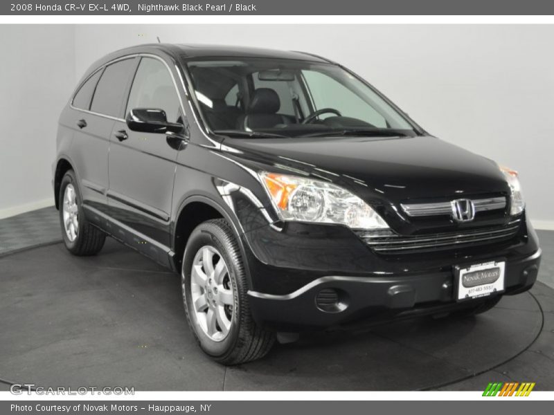 Nighthawk Black Pearl / Black 2008 Honda CR-V EX-L 4WD