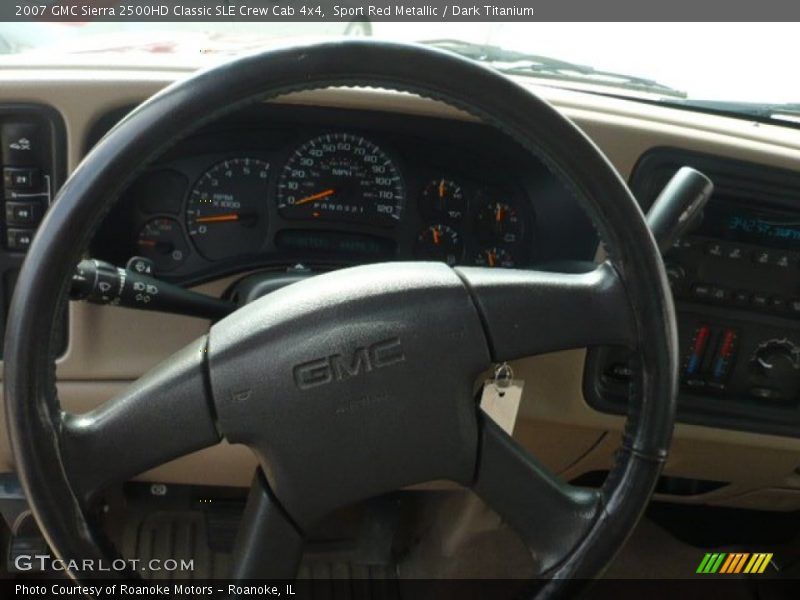 Sport Red Metallic / Dark Titanium 2007 GMC Sierra 2500HD Classic SLE Crew Cab 4x4