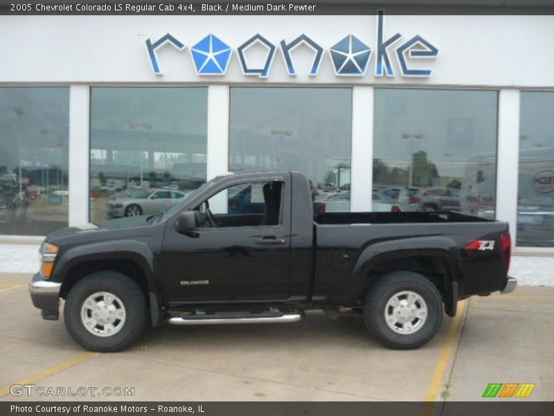 Black / Medium Dark Pewter 2005 Chevrolet Colorado LS Regular Cab 4x4