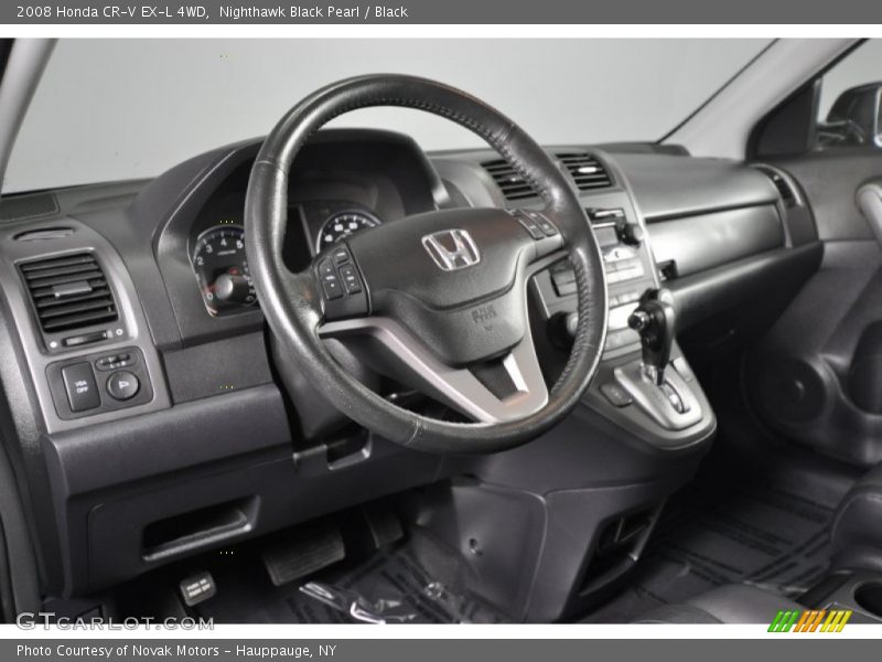 Nighthawk Black Pearl / Black 2008 Honda CR-V EX-L 4WD