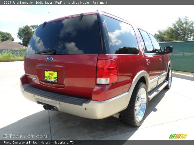 Redfire Metallic / Medium Parchment 2005 Ford Expedition Eddie Bauer