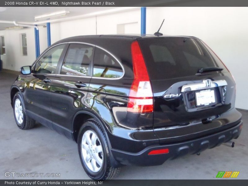 Nighthawk Black Pearl / Black 2008 Honda CR-V EX-L 4WD