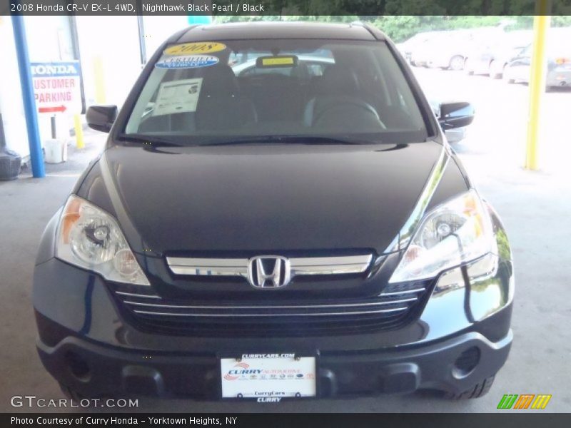 Nighthawk Black Pearl / Black 2008 Honda CR-V EX-L 4WD