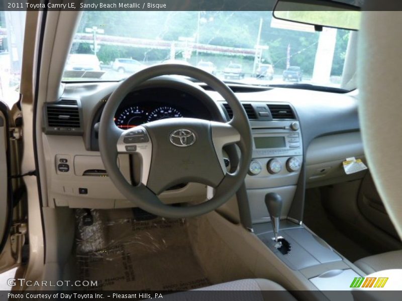 Sandy Beach Metallic / Bisque 2011 Toyota Camry LE