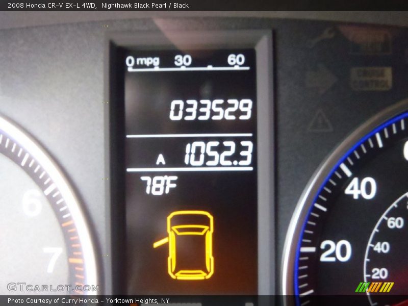 Nighthawk Black Pearl / Black 2008 Honda CR-V EX-L 4WD