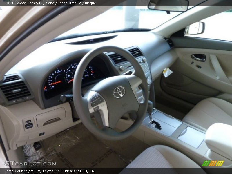 Sandy Beach Metallic / Bisque 2011 Toyota Camry LE