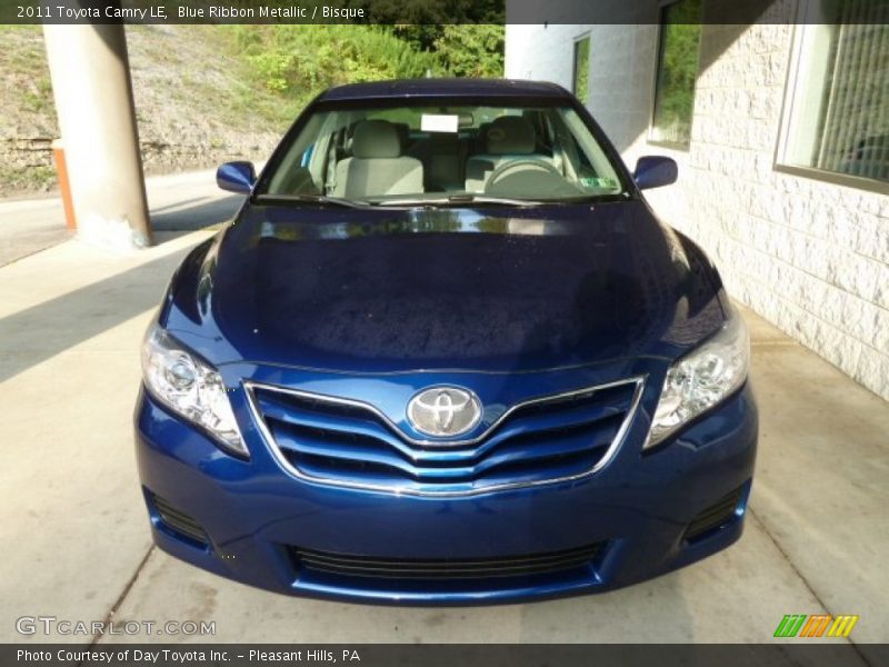 Blue Ribbon Metallic / Bisque 2011 Toyota Camry LE