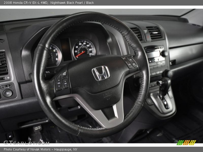 Nighthawk Black Pearl / Black 2008 Honda CR-V EX-L 4WD