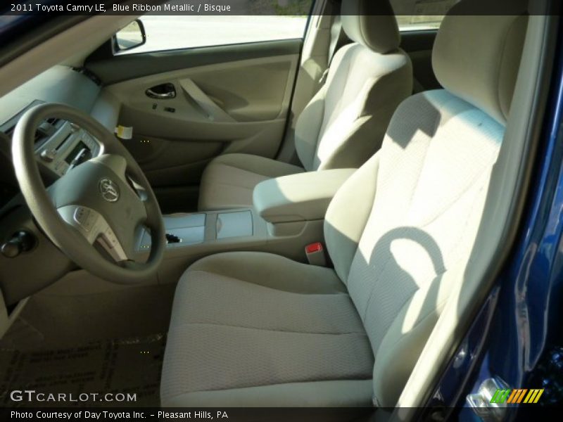 Blue Ribbon Metallic / Bisque 2011 Toyota Camry LE