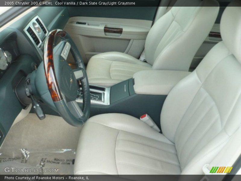 Cool Vanilla / Dark Slate Gray/Light Graystone 2005 Chrysler 300 C HEMI