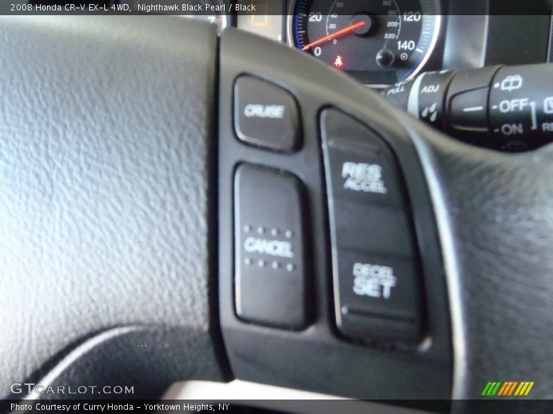 Nighthawk Black Pearl / Black 2008 Honda CR-V EX-L 4WD