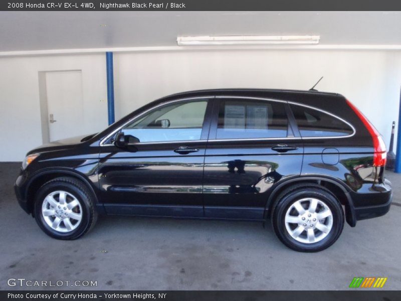 Nighthawk Black Pearl / Black 2008 Honda CR-V EX-L 4WD